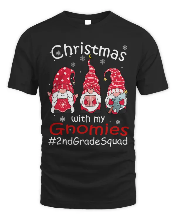 Christmas With My Gnomies 2nd Grade Squad Christmas Pajamas