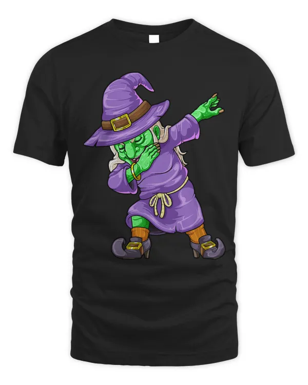 Dabbing Witch Halloween Costume Funny Creepy Boys Kids Dab