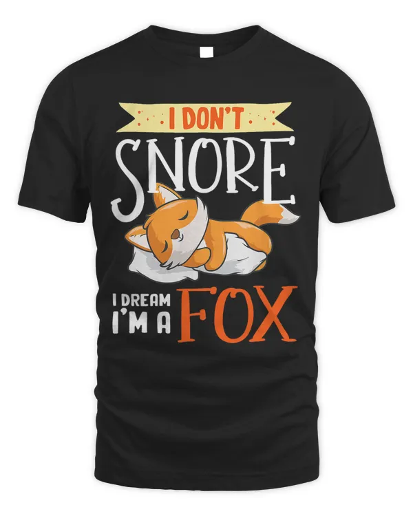 Cute Sleeping Fox Graphic Women Men Kids Fox Lover 3