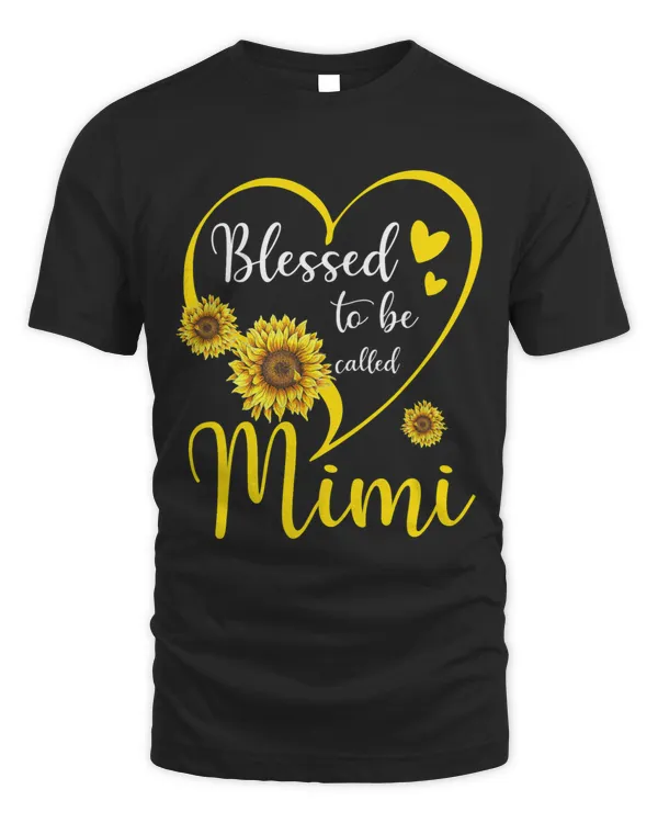 Blessed To Be Called Mimi Sunflower Heart Mothers Day