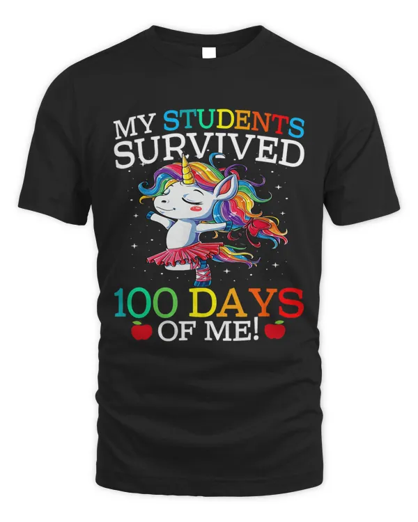 My Students Survived 100 Days Of Me Unicorn 100 Days School