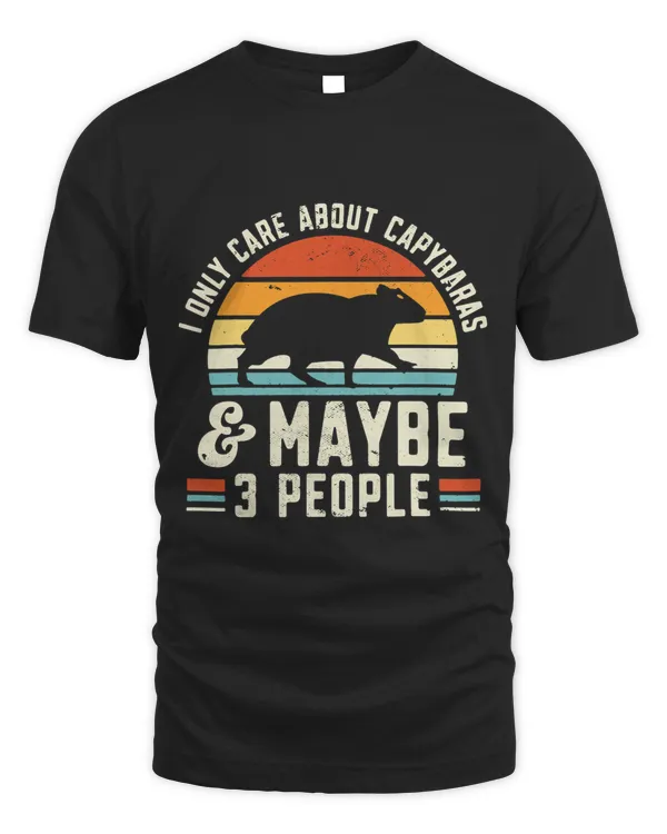 Capybara Funny Capibara Rodent Capybaras Maybe 3 People