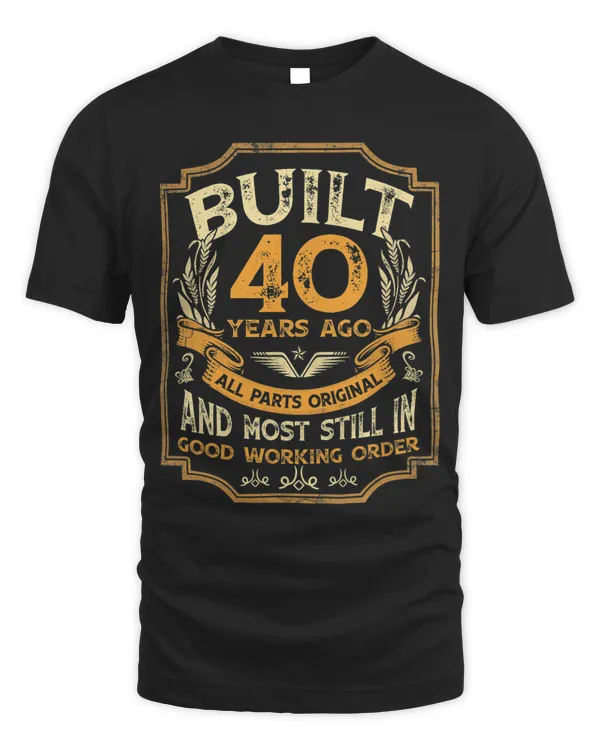 Build 40 Years Ago All Parts Original 40th Birthday 1983