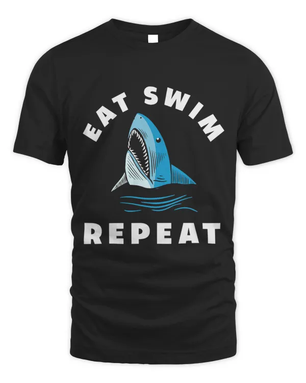 Eat Swim Repeat Shark Lovers Shark