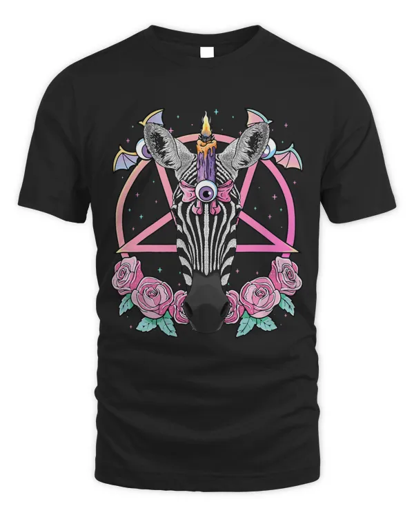 Pastel Goth Zebra Pagan Creepy Menhera Zebra