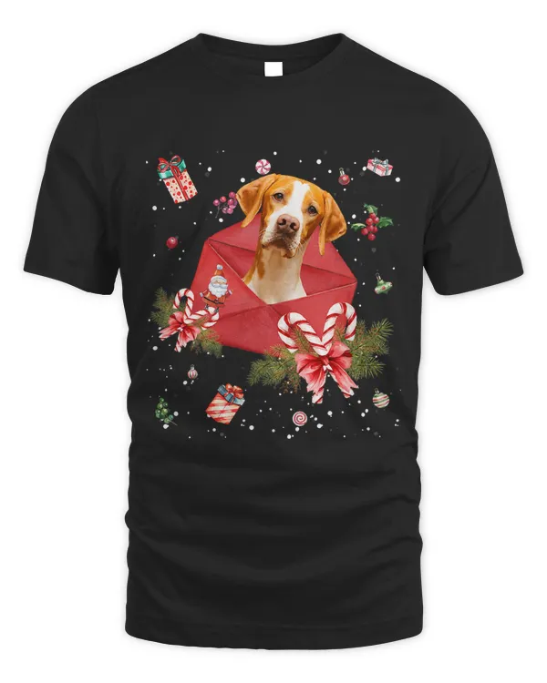 English Pointer Dog In Christmas Card Ornament Pajama Xmas444