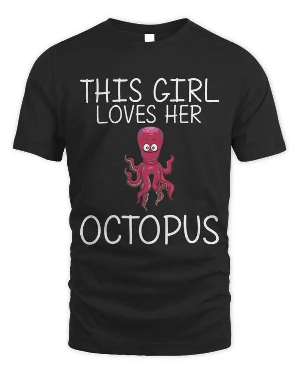 Cool Octopus For Girls Kid Sea Life Ocean Biology Cephalopod