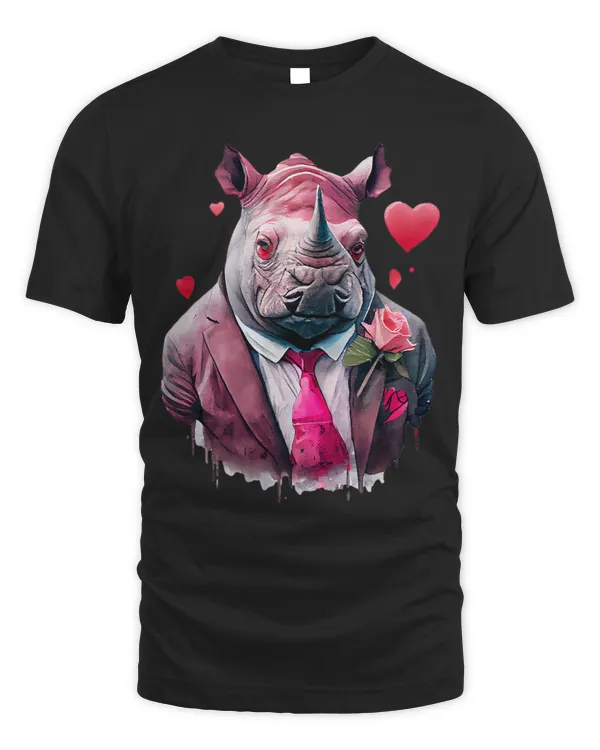 Cute Valentines Day Rhinoceros Gifts Rhino Lovers Rhino