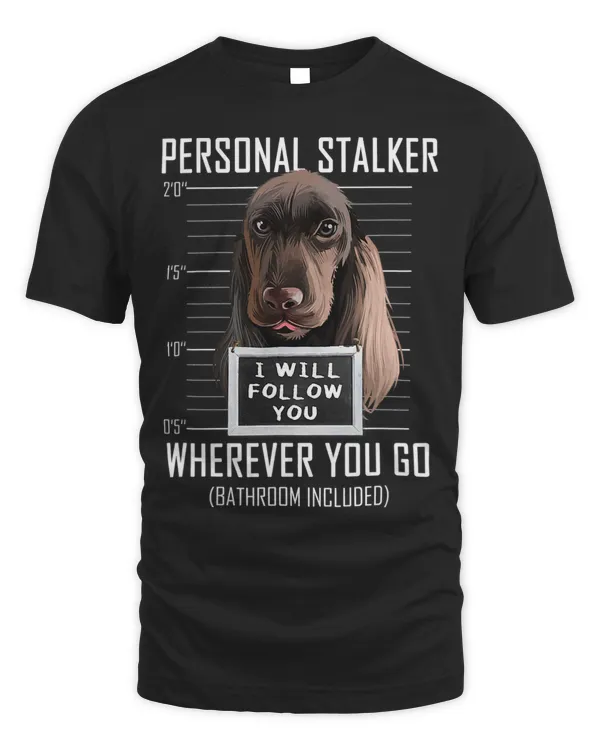Personal Stalker Dog Field Spaniel I Will Follow You Mugshot 60
