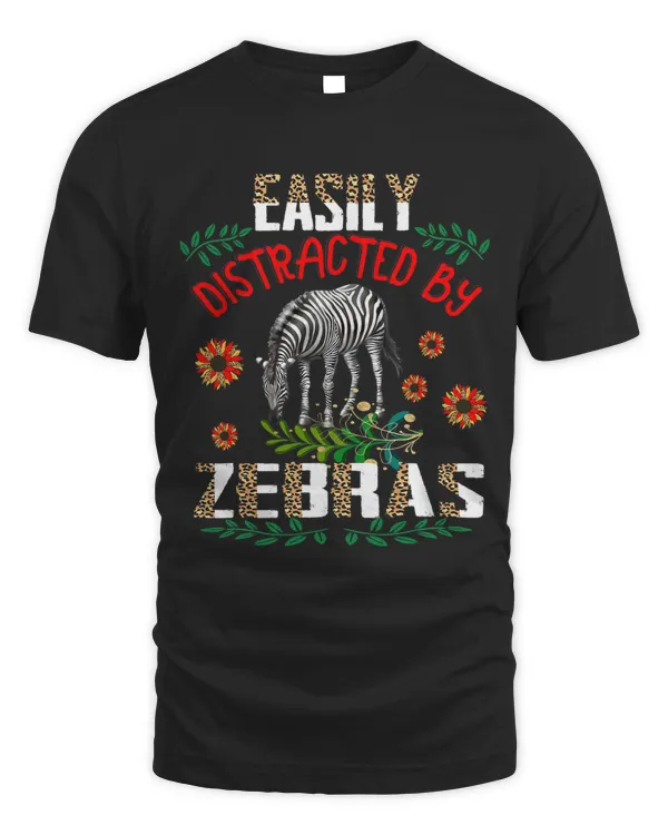 Easily Distracted By Zebras Leopard Sunflowers Zebra Lover
