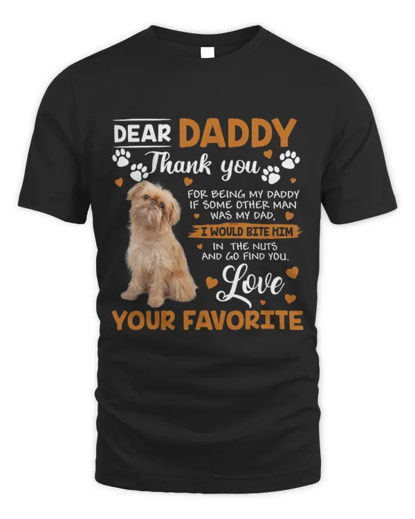 Brussels Griffon Dog Dear Daddy Thank You For Being My Daddy