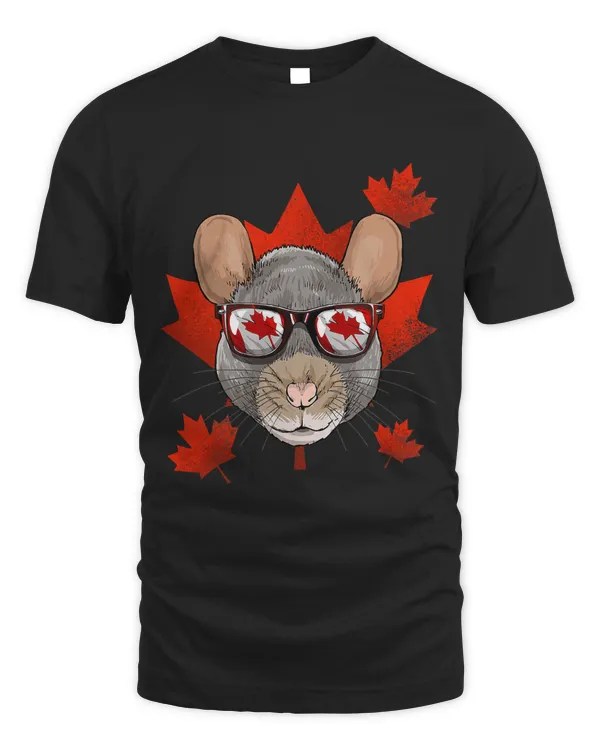 Canadian Rat Maple Leaf Patriotic Canada Flag 340