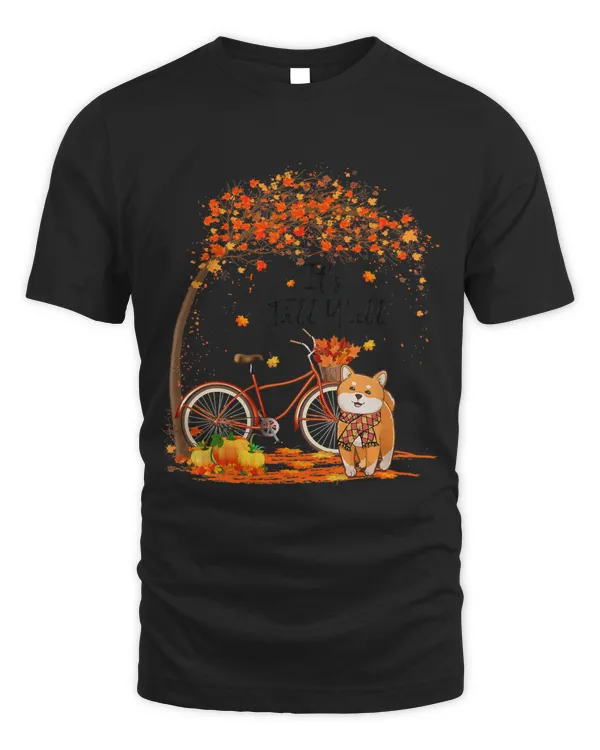 Its Fall Yall Shiba Inu Dog Lover Autumn Thanksgiving77