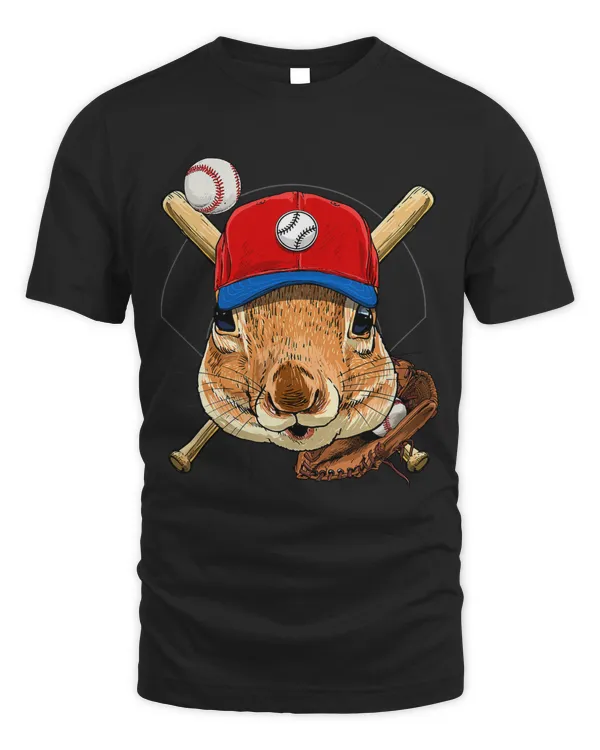 Baseball Player Squirrel Pitcher Catcher Baseball Coaches297