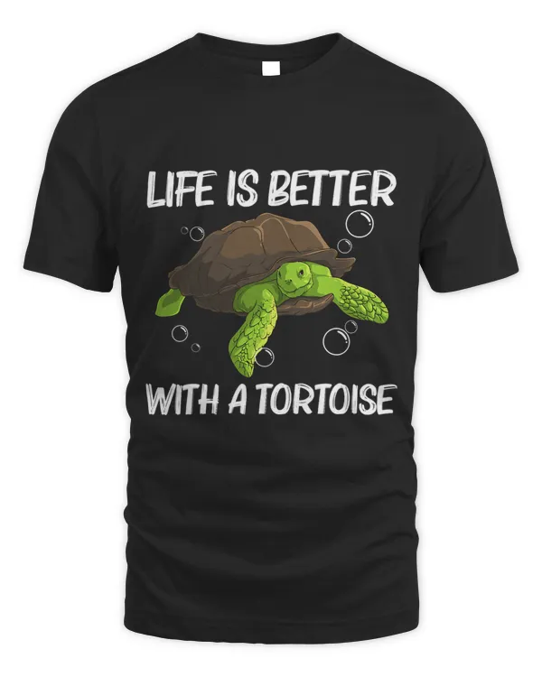Cool Tortoise Art For Men Women Aquatic Land Reptile Lovers