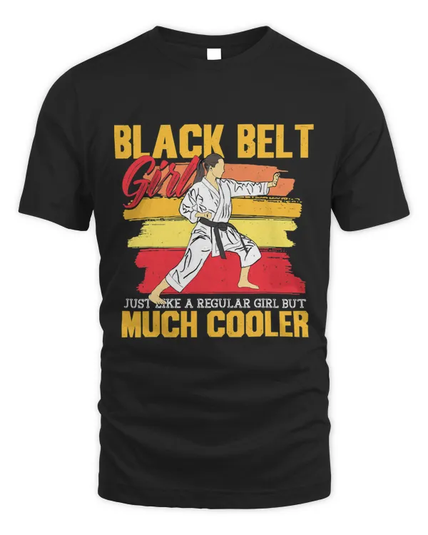 Black Belt Girl Karate Taekwondo Mixed Martial Arts MMA