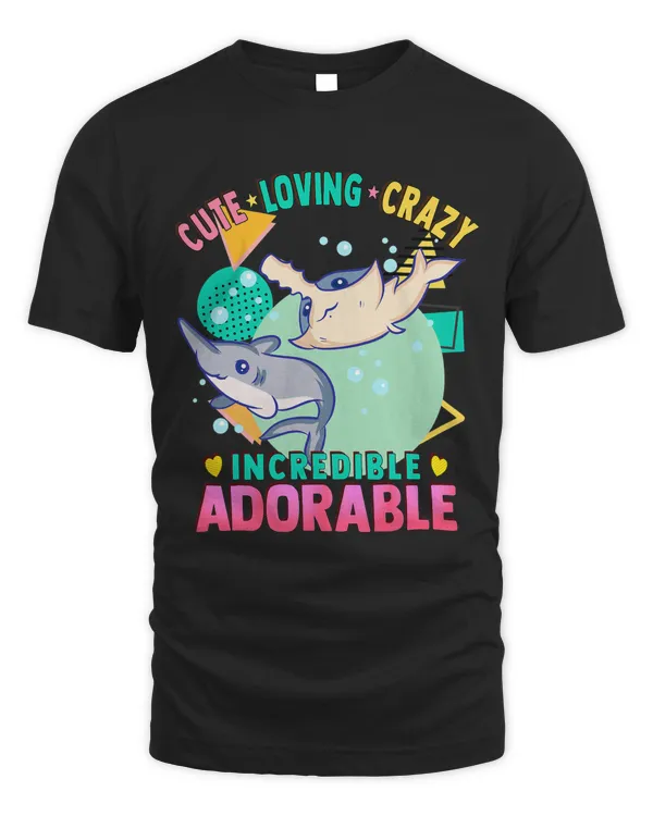Cute Kawaii Shark Sharks Loving Crazy Adorable