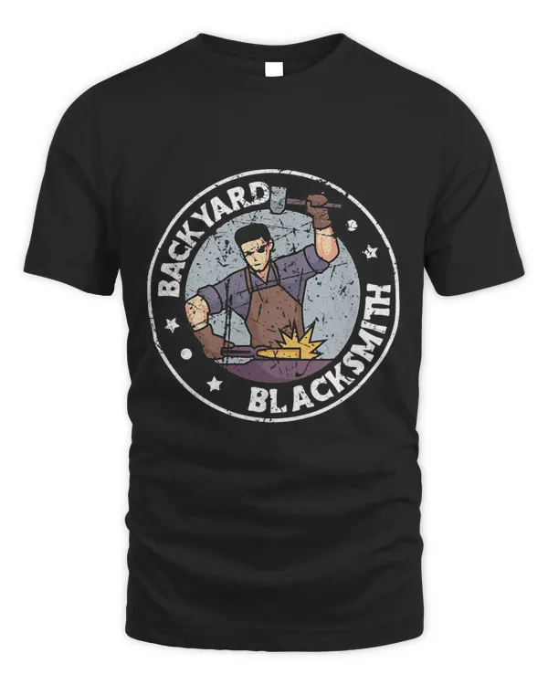 Funny Backyard Blacksmith Forging Design