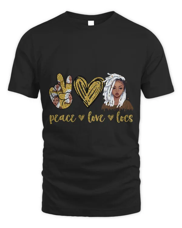 Peace Love Locs Natural Hair Locs Hair Black Girl