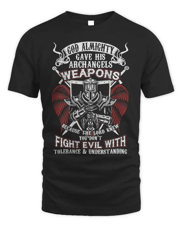 Dont Fight Evil With Tolerance And Understanding Crusader