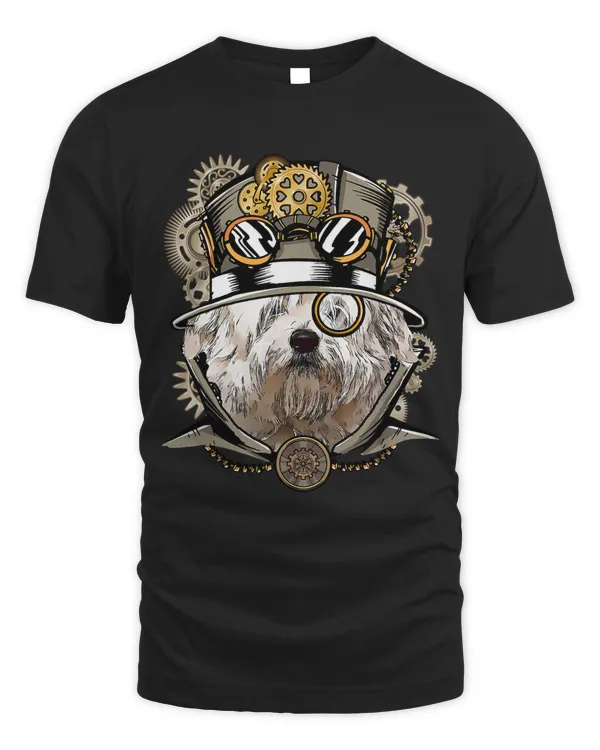 Coton de Tulear Dog Medieval Victorian Gothic Steampunk