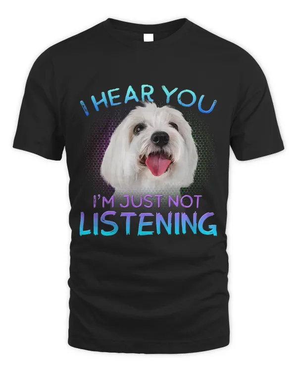 Coton De Tulear I hear you not listening