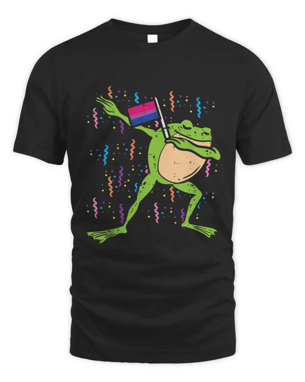 Bisexual Flag Frog Dab LGBT Bi Pride Stuff Animal
