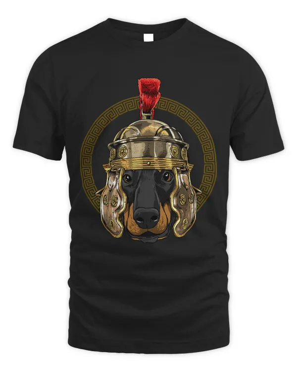 Doberman in Roman Helmet Centurion Legionnaire Dog Lover 30