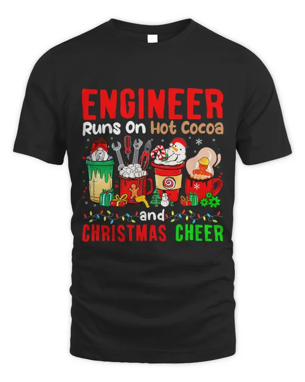 Engineer Runs On Hot Cocoa And Christmas Cheer Gnome Lover