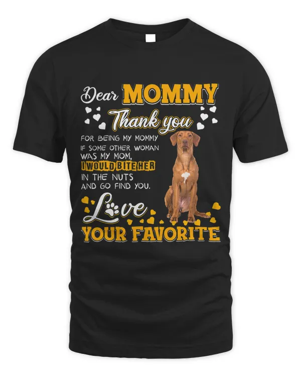 Rhodesian Ridgeback Dear Mommy Thank You For Being My Mommy