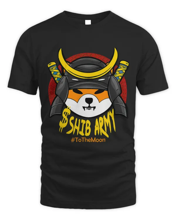 SHIB ARMY coin Samurai To the Moon cute Shiba Inu