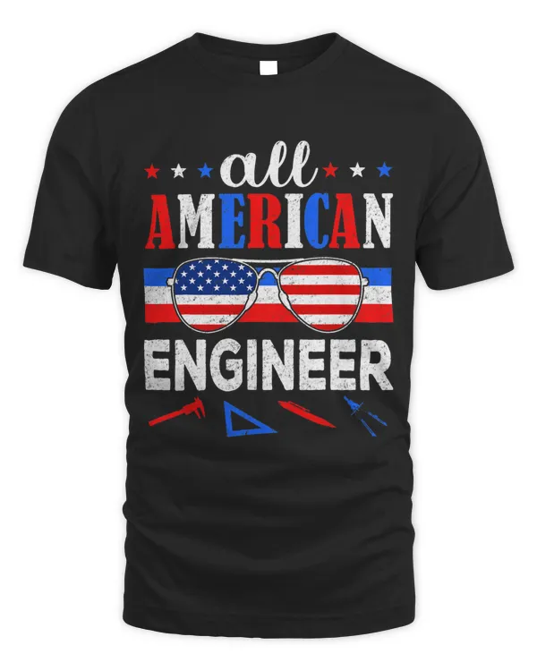 awesome all american engineer usa patriotic 4th of july