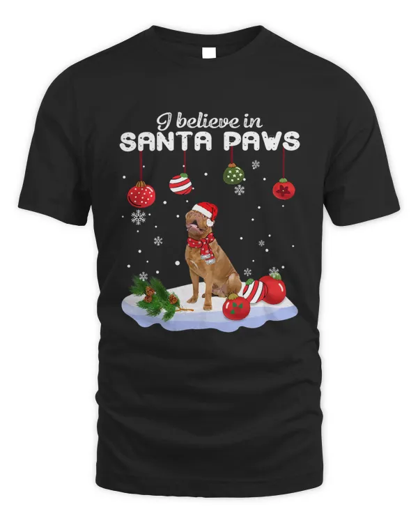 Dogue de Bordeaux Santa Christmas Tree Lights Xmas Boys Dog