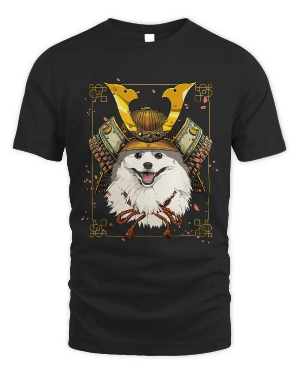 Samurai American Eskimo Dog Warrior Samurai Lovers Gift 252