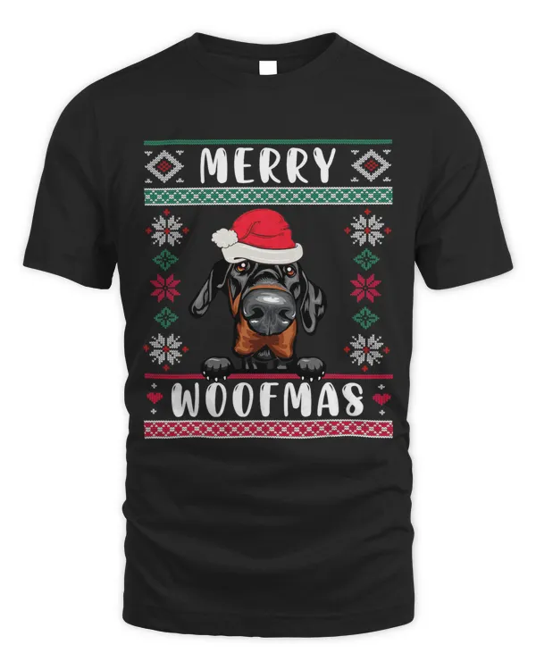Doberman Pinscher Christmas funny Gift for Dog Lover Owner