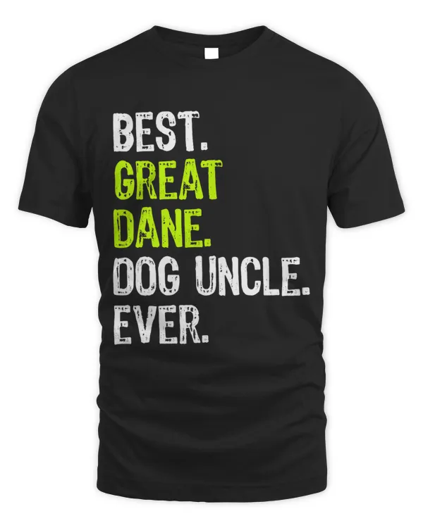 Best Great Dane Dog Uncle Ever T-Shirt