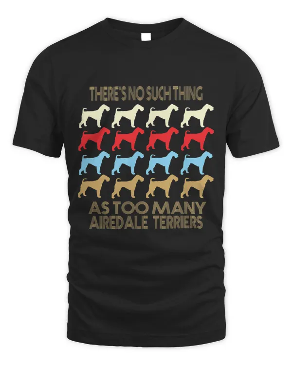 Airedale Terrier Retro Vintage Style
