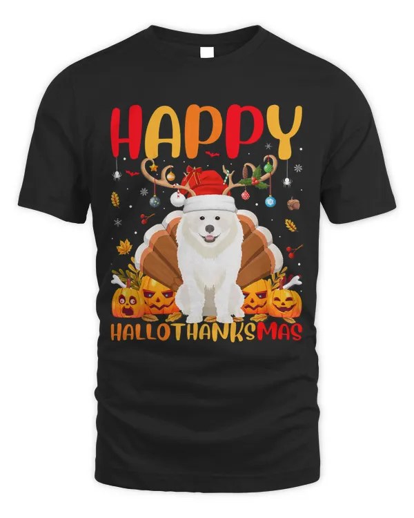 Funny Samoyed Dog Lover Happy Samoyed HelloThanksMas