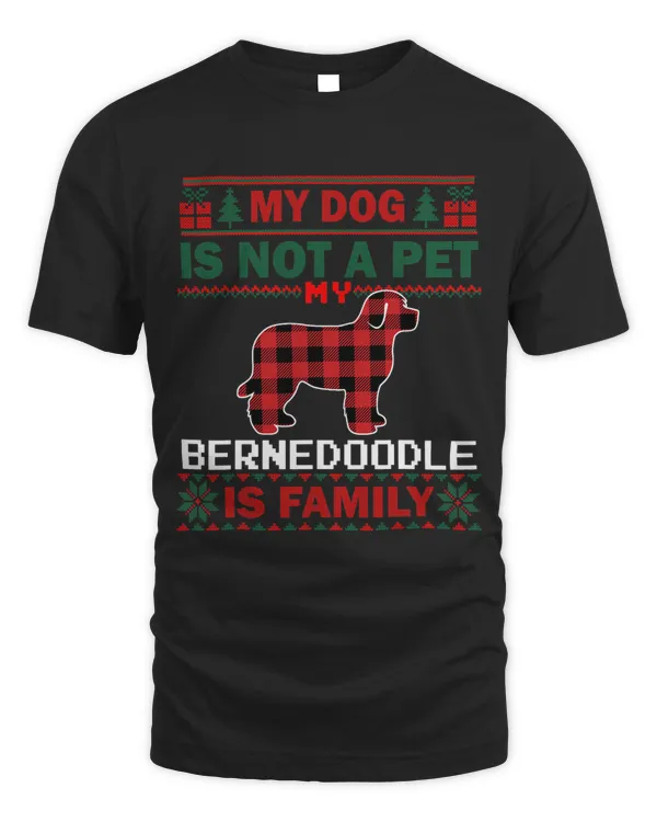 Bernedoodle Dog Owners Matching Pajama Family Ugly Christmas