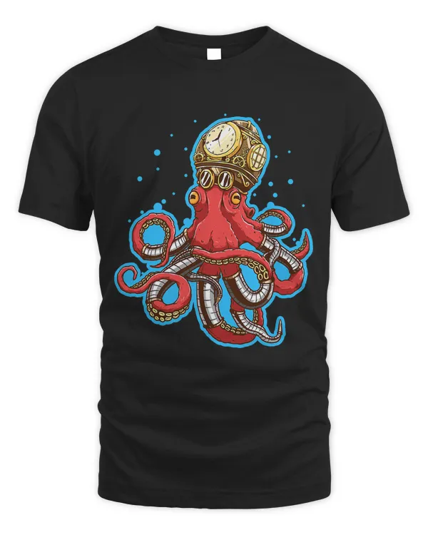Steam Powered Kraken Weird Deep Sea Steampunk Octopus 367