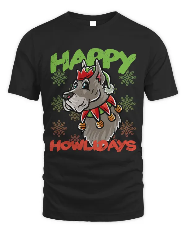 Happy Howlidays Great Dane Elf Dog Merry Christmas Dogs 57