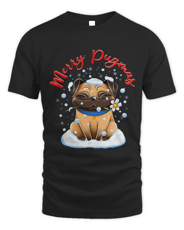 Merry Christmas Funy Pugmas For Boys Girls Kids 203