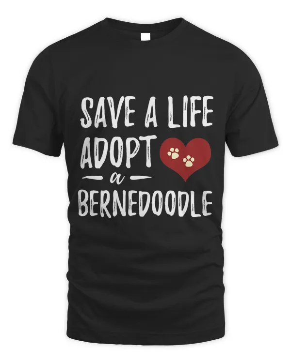 Adopt a Bernedoodle Funny Rescue Dog Mom Gift