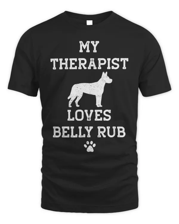 Funny Carolina Dog My Therapist Loves Belly Rub