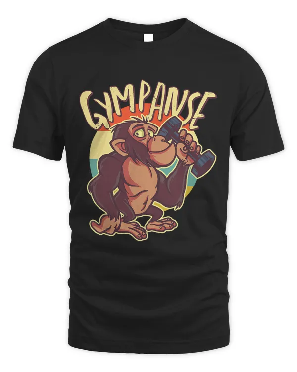 Funny Gympanse Workout Graphic Gym Workout