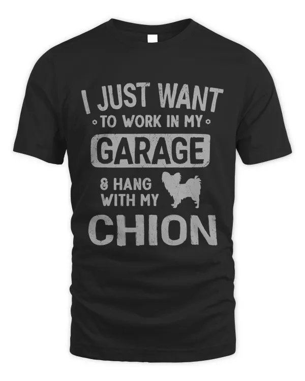 Funny Chion Dad Garage Men Hang With