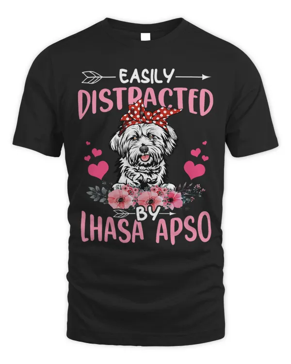 Dog Lovers For Women Easily Distracted By Lhasa Apso