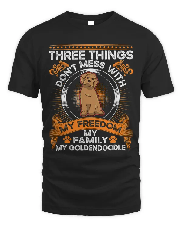 Goldendoodle Freedom Family Goldendoodle T-Shirt