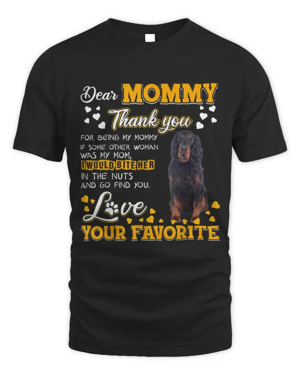 Gordon Setter Dear Mommy Thank You For Being My Mommy