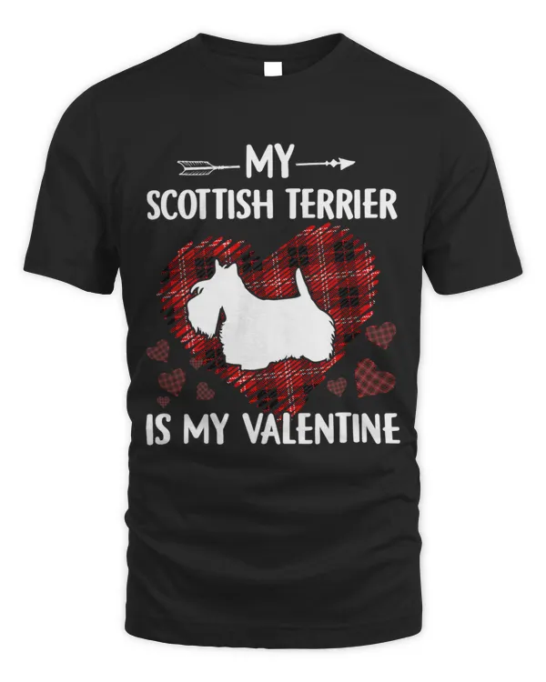 My scottish terrier Is My Valentine Valentines Day Dog Lover 102